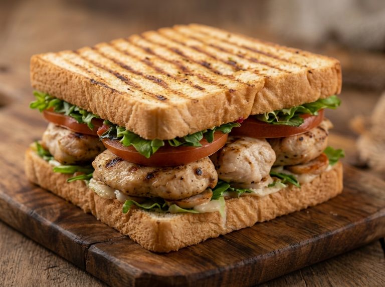 Grilled chicken sandwich
